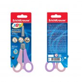 Ножницы Erich Krause Joy Pastel 13,5см Left Hand для левши, металлические, с линейкой Ножницы Erich Krause Joy Pastel 13,5см Left Hand для левши, металлические, с линейкой