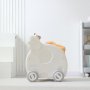 Тележка UNIX Kids Слон / Elephant белый
