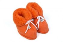 Пинетки из шерсти оранжевые D.7.24.М.П Woolhouse