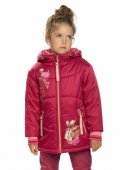 Куртка для девочек Пеликан 2-11 лет, цвет малиновый арт.GZWL3138