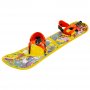 Сноуборд детский Олимпик с жесткими креплениями, желтый арт.СД 01.00
