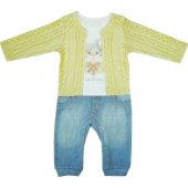 Папитто Комбинезон для девочек "Fashion Jeans" 68-86 см арт.564-01