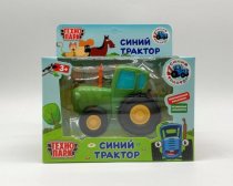 Инерционная металлическая модель – Синий трактор 11 см, зеленый арт. BLUTRA-11-GN