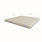 Мягкий щит kid ROMANA (1000мм*1000мм*60мм) цвет серый