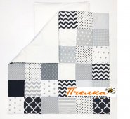Одеяло лоскутное Волшебный енот 108 х 108 см LoveBabyToys Одеяло лоскутное Волшебный енот 108 х 108 см LoveBabyToys