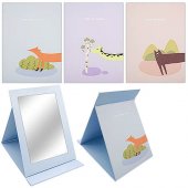 Зеркало "KWELT" Зверюшки 3 дизайна 26*19см