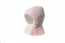 Шапка "Капор Ангелочек" х/б подклад, утеплитель, цвет розовый