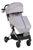 Kоляска детская прогулочная Farfello Comfy Go Серый на черном хроме Kоляска детская прогулочная Farfello Comfy Go Серый на черном хроме