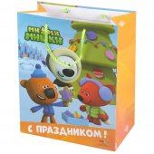 Пакет подарочный Ми-Ми-Мишки С праздником! 26х32х14 см