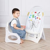 Мольберт детский развивающий UNIX Kids серый Мольберт детский развивающий UNIX Kids серый