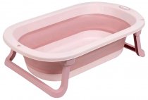 Складная детская ванночка розового цвета Farfello G3
