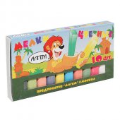 Мел для асфальта "Алгем" цветной 10шт. НМЦ-10