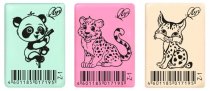 Ластик "Луч" ZOO Z1 35*25*8 мм, пастельный, 1 штука