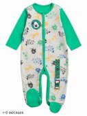 Комбинезон для мальчиков "Можно всё" зеленый 1-12 мес арт.BFRJ1202U