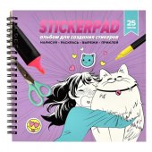 Альбом для создания стикеров Манга 195*195мм 25л Альбом для создания стикеров Манга 195*195мм 25л