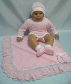 "КНОПОЧКА" ш307 - комплект на выписку (розовый)