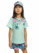 Комплект для девочек Pelican 1-5 лет, цвет ментол арт.GFATH3159
