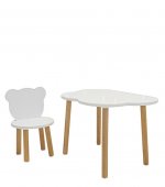 Набор детской мебели стол Облачко и стул Мишка (ЛДСП)