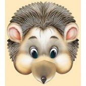 Маска картонная " Империя поздравлений " Ежик