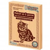 Доски для выжигания Без рисунка для собственных идей 5 шт