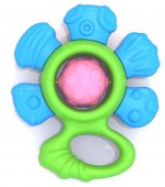 Погремушка Нордпласт Цветочек с прорезывателем (разные расцветки) арт.577 Погремушка Нордпласт Цветочек с прорезывателем (разные расцветки) арт.577