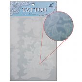 Флэш тату 12*25см Бабочки и узоры, индивидуальная упаковка, европодвес К-7501