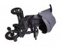 Велосипед трехколесный Moby kids NEW Leader 360° 12X10 Air Car графит