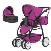 Коляска для кукол Carrello Avanti 2 в 1 Rose Red