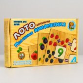 Лото деревянное Моя первая арифметика арт.00773