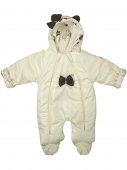 Комбинезон "Мишка" плащевка, р.62-74 см (на девочку) арт.КМ190
