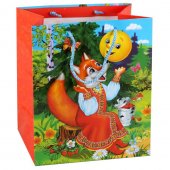 Пакет подарочный Колобок 26*32*14 см