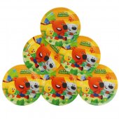 Тарелки бумажные Ми-ми-мишки 6 штук, 23 см арт.PP-65183-MIMI