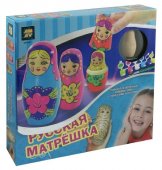 Diamant Amav 2904 Набор Матрешка (4 Матрешки, 6 акрил. красок, переводн. картинки, кисточка)