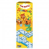 Настольная игра Три Кота домино Настольная игра Три Кота домино