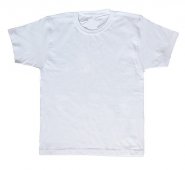 Футболка белая р.92-116 см Г01-18