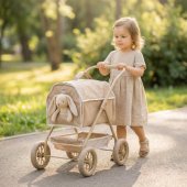 Коляска для кукол / для животных бежевый UNIX Kids Pet Doll Коляска для кукол / для животных бежевый UNIX Kids Pet Doll