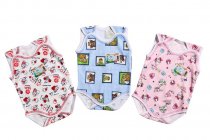 Боди "Рисунки" интерлок кнопки