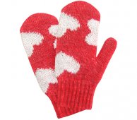 Варежки Минни размер 14, красный/белый арт.2с229 Варежки Минни размер 14, красный/белый арт.2с229