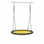 Качели-гнездо ROMANA сиденье из сетки 100 см, желтый/черный