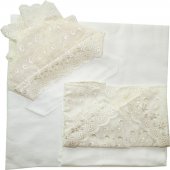 Папитто Комплект на выписку 6 предметов распашонка и чепчик шитьевой цвет бежевый