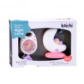 Ночник Kaichi с Bluetooth управлением с мелодиями розовый арт.JB300082