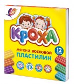 Пластилин Луч Кроха 12 цветов 180 гр со стеком восковой мягкий 23С1484-08 Пластилин Луч Кроха 12 цветов 180 гр со стеком восковой мягкий 23С1484-08