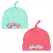 Шапочка для девочек "Мамина принцесска" (ментол, розовый) 1-12 мес Шапочка для девочек "Мамина принцесска" (ментол, розовый) 1-12 мес