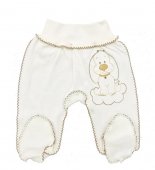 Штанишки интерлок Linas baby Собачка рост 56 см ванильный