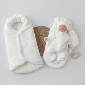 Комплект на выписку зимний Пушистый Мишка молоко р.56-62 см Комплект на выписку зимний Пушистый Мишка молоко р.56-62 см