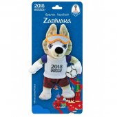 Брелок плюшевый 16 см Zabivaka FIFA-2018