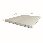 Мягкий щит kid ROMANA (1000*1000*60), в 4 сложения цвет серый