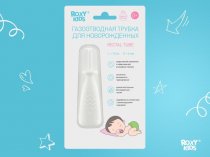 Трубка газоотводная для новорожденных ROXY-KIDS, белая, дизайн ёлочка 