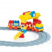 Конструктор DOLU Train Blocks 89 деталей, в коробке