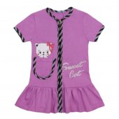 Халат для девочки BONITO KIDS р.98-122 см сиреневый арт.OP1397
